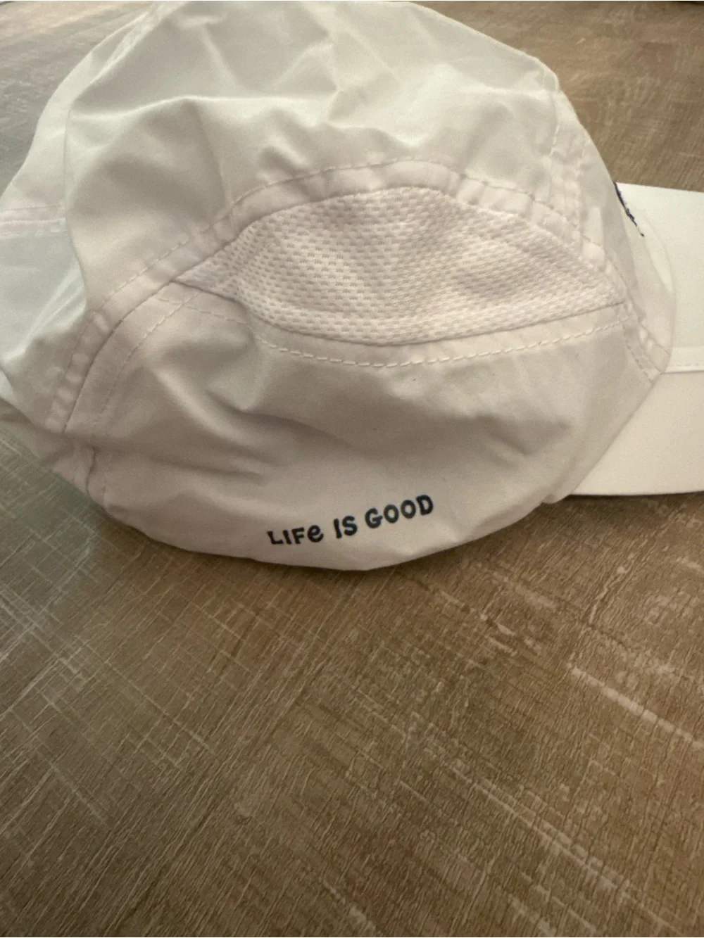 Life is Good Just Add Water Embroidered White Hat